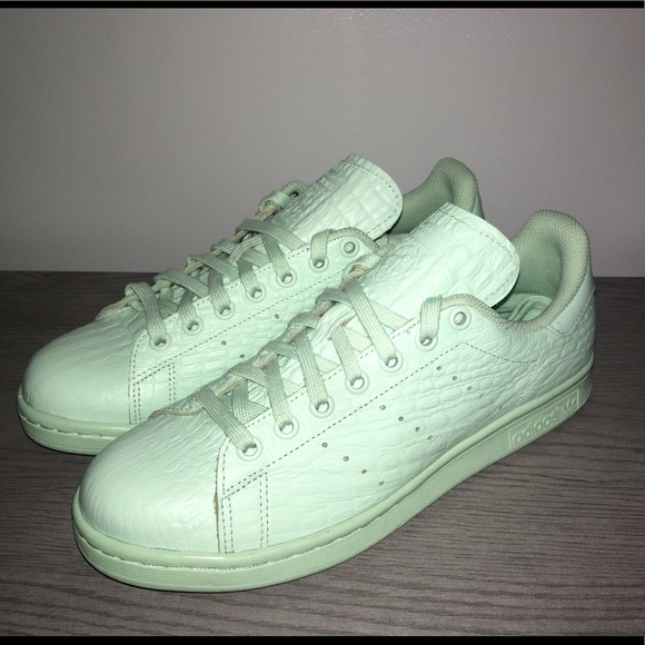 adidas Other - RARE Adidas Stan Smith Reptile Mint/Green Sz 8.5